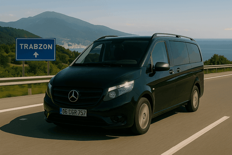 التوصيل من مطار طرابزون الى وسط المدينة