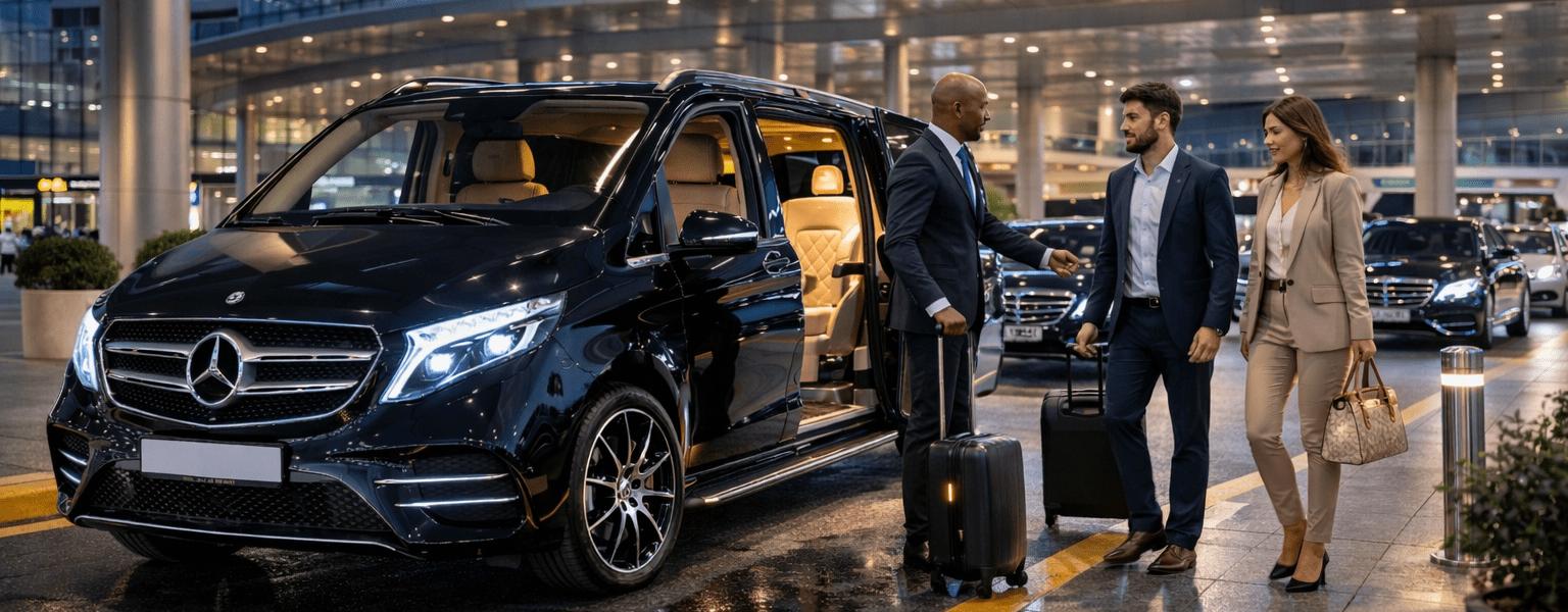 الاستقبال من مطار صبيحة