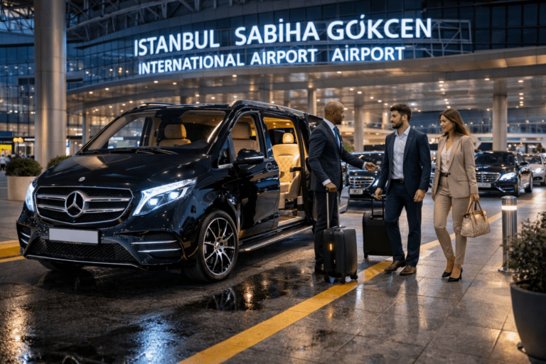 الاستقبال من مطار صبيحة