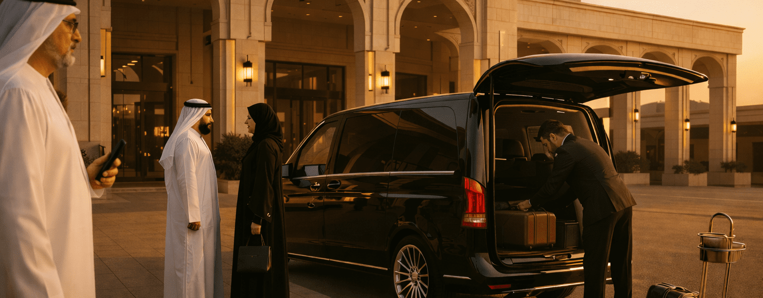 طلب سيارة توصيل للمطار