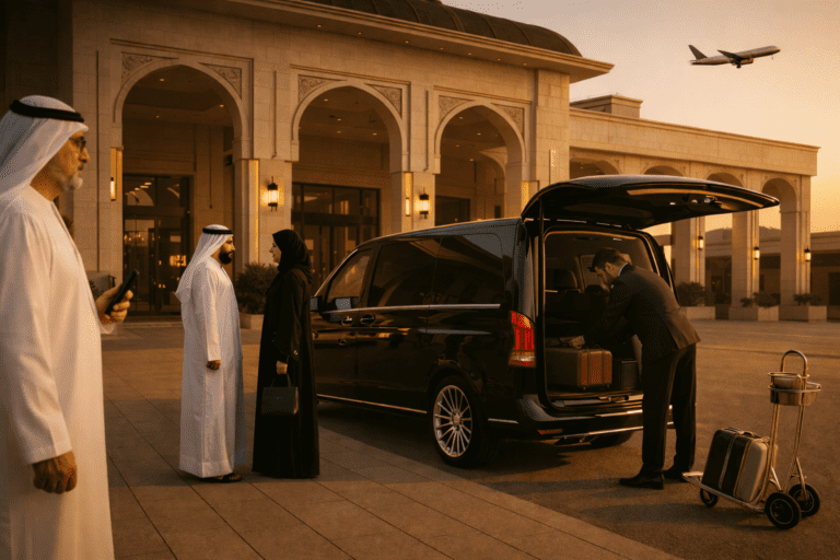 طلب سيارة توصيل للمطار