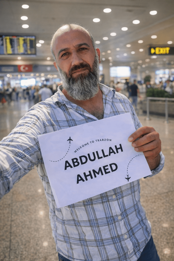 الاستقبال من مطار طرابزون