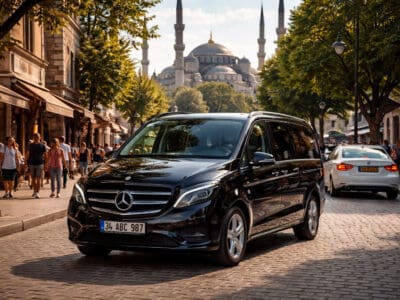 التوصيل من مطار صبيحة إلى سلطان احمد